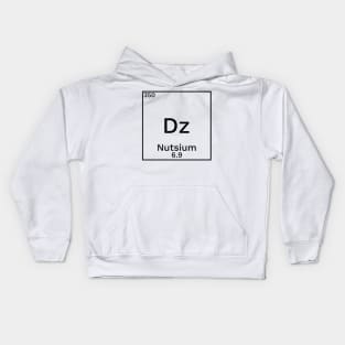 Deez nuts chemical periodic element science joke design Kids Hoodie